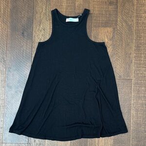 Free People Beach Black Tank Cover Up Dress